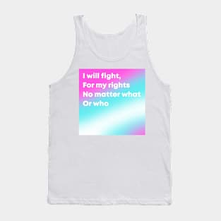 Trans Pride Motto Tank Top